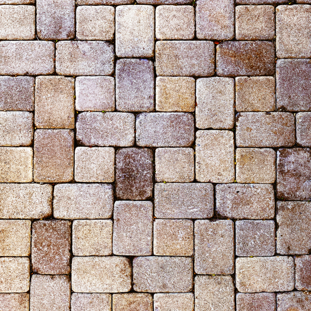 rusted-raw-brick-paver-patio